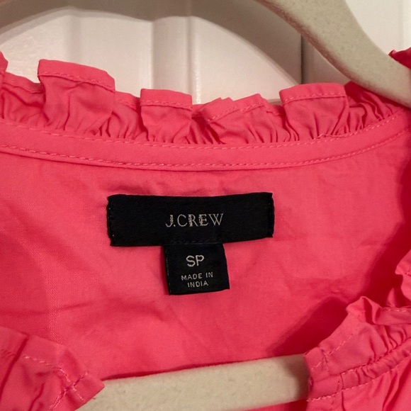 J.Crew Ruffleneck Tiered Dress - Picture 2 of 6